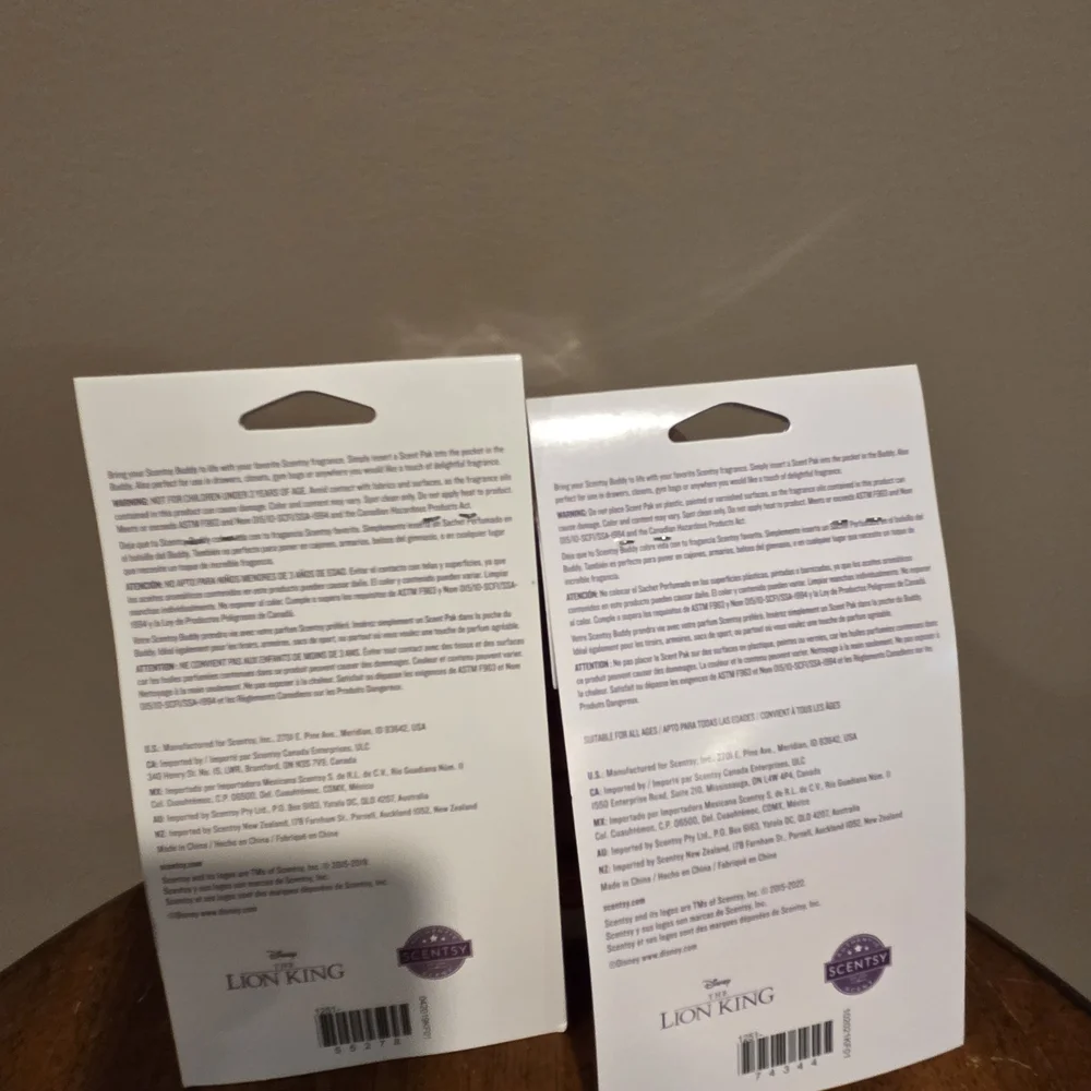 Scentsy Lion King Scent Paks